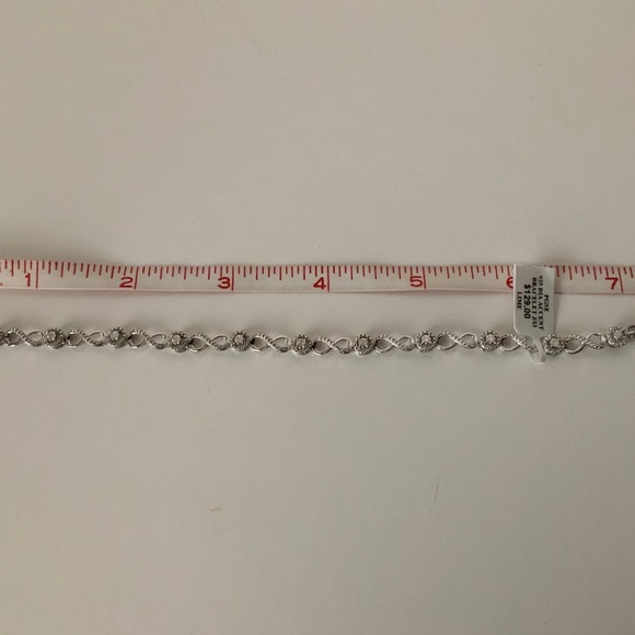 ZALES Bracelet in Sterling Silver 7.5” NWT - Picture 6 of 7